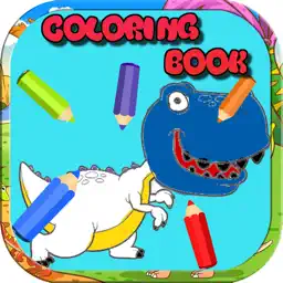 恐龙 和 動物 遊戲 染色 兒童 自由 教育
